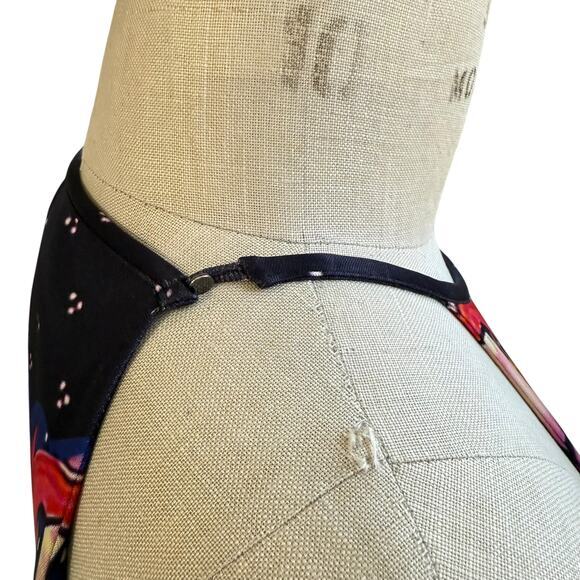 Mary Katrantzou Maxi Dress Size L Siren Print Made in The UK - Picture 5 of 10